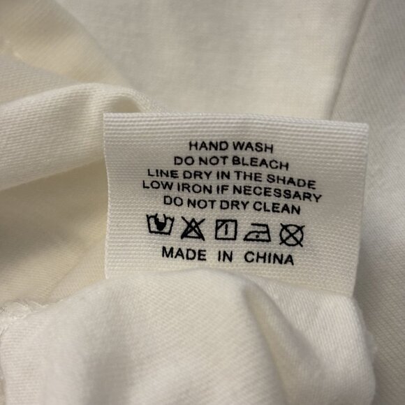 Italia Stamp Graphic White Crop T-Shirt By Princess Polly Size 8 - Picture 8 of 8